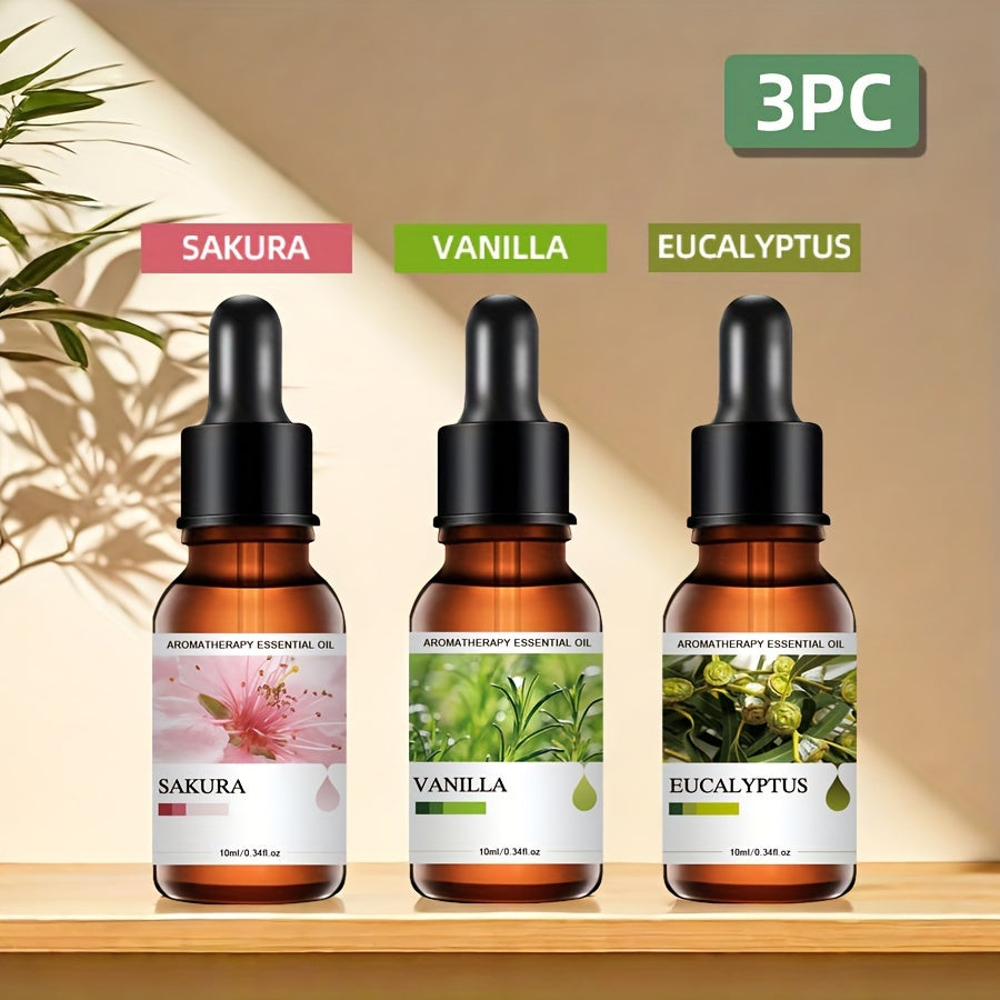 3-Pack Essential Oil Diffuser Set