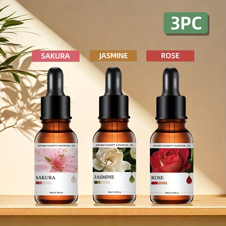 3-Pack Essential Oil Diffuser Set