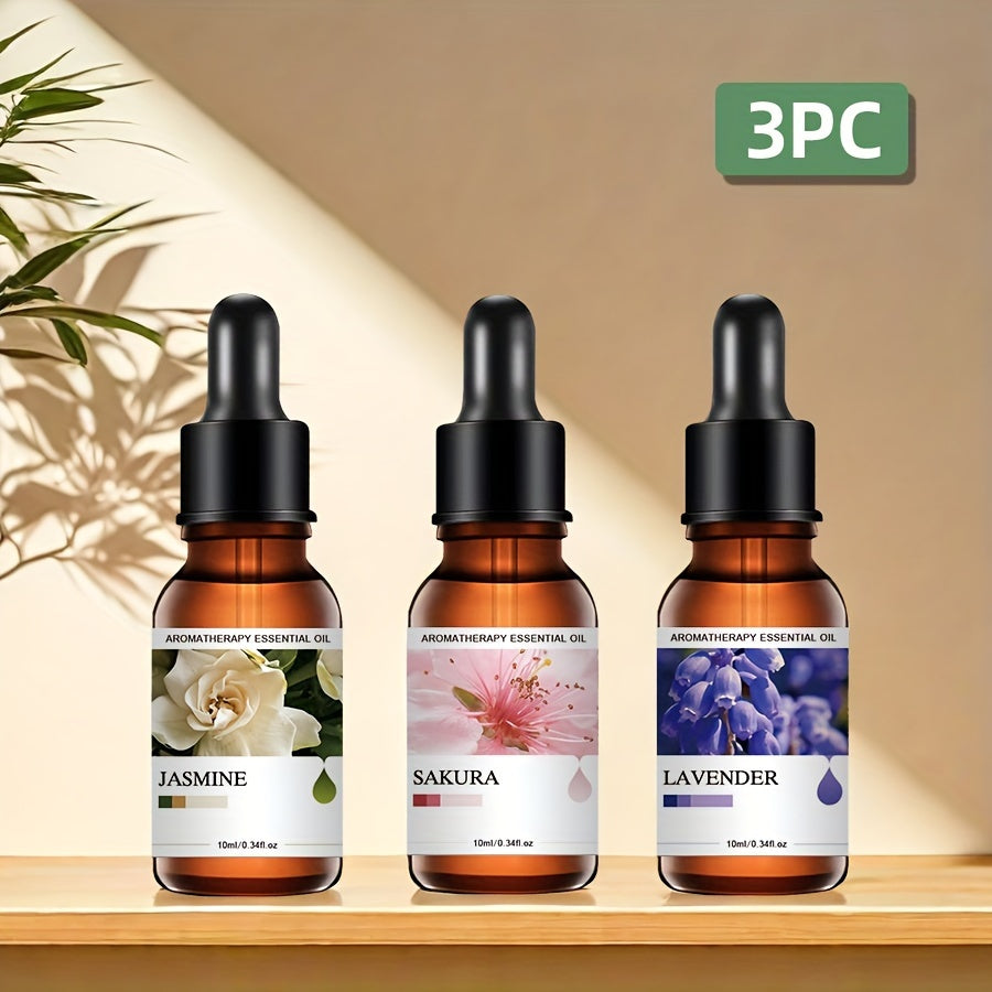 3-Pack Essential Oil Diffuser Set