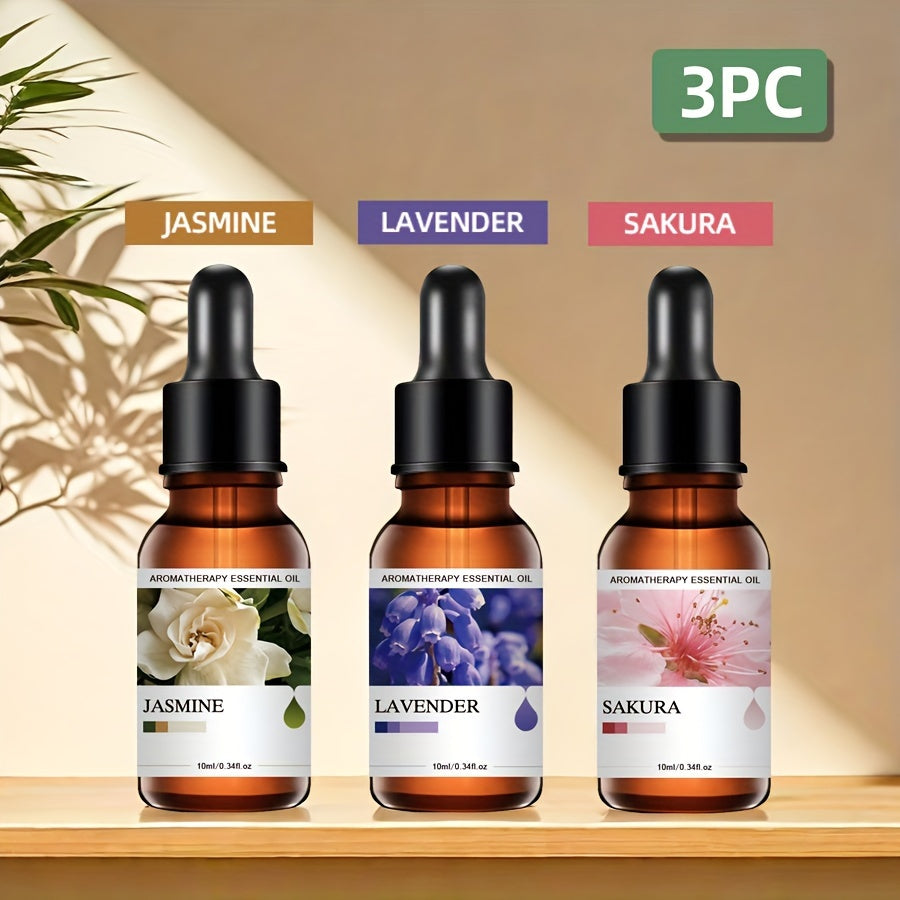 3-Pack Essential Oil Diffuser Set