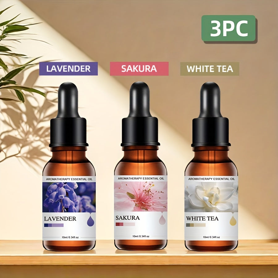 3-Pack Essential Oil Diffuser Set